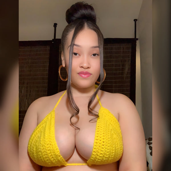 Bright Yellow Bralette (C/D Cup)