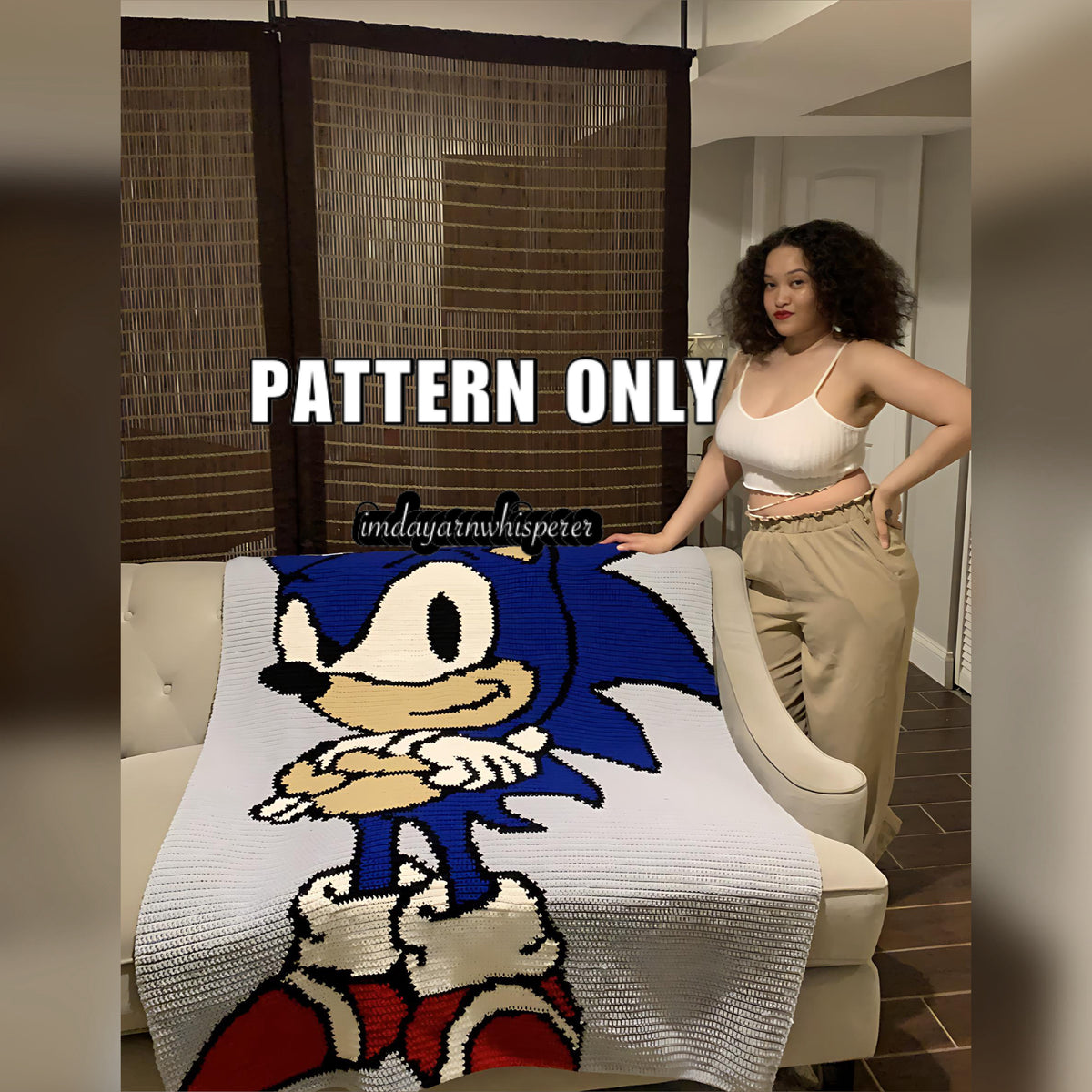 Sonic Blanket Pattern – DaYarnWhisperer Sonic Blanket Pattern – DaYarnWhisperer