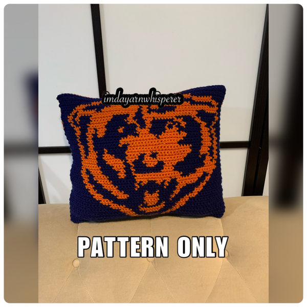 Chicago Bears Pillow Pattern