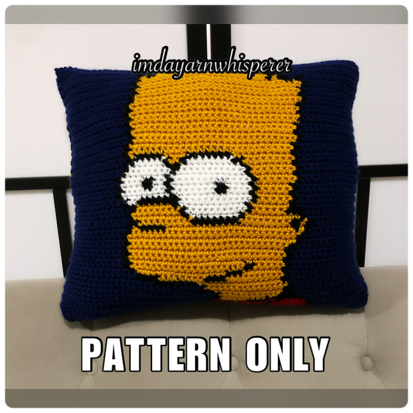 Bart Simpson Pillow Pattern