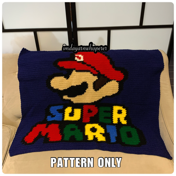 Super Mario Baby Blanket Pattern