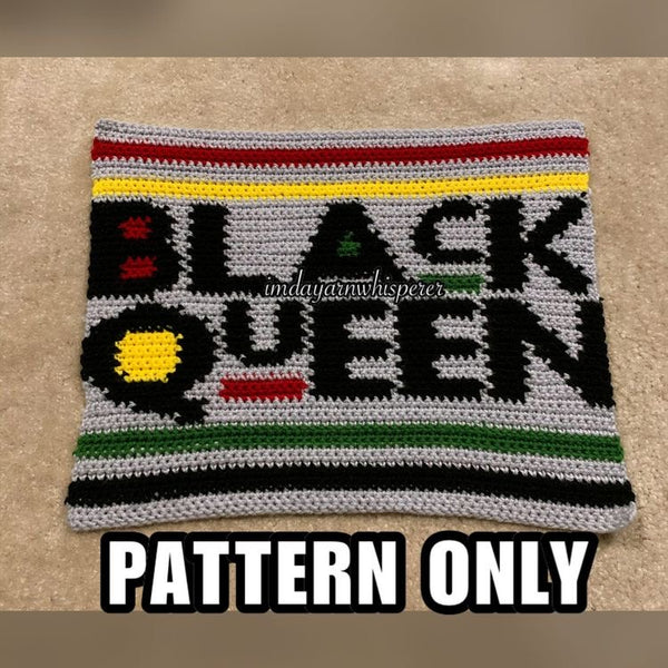 Black Queen Pillow Pattern