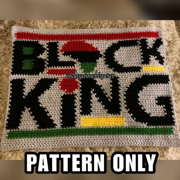 Black King Pillow Pattern