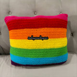 Rainbow Afro Throw Pillow (Made To Order)