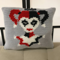 Harley Quinn Throw Pillow