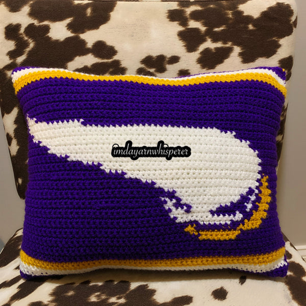 Minnesota Vikings Throw Pillow