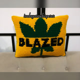 Blazed Throw Pillow (Made To Order)