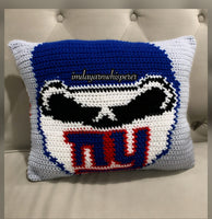 New York Giants Throw Pillow