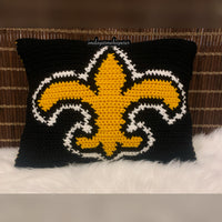 New Orleans Saints Throw Pillow