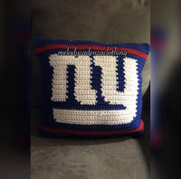 New York Giants Throw Pillow