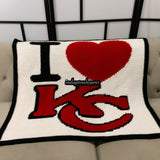 I Love KC Decorative Throw Blanket