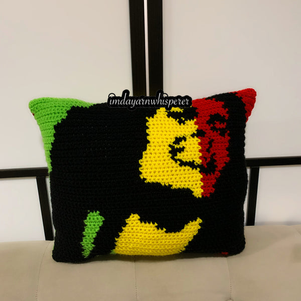 Bob Marley Throw Pillow