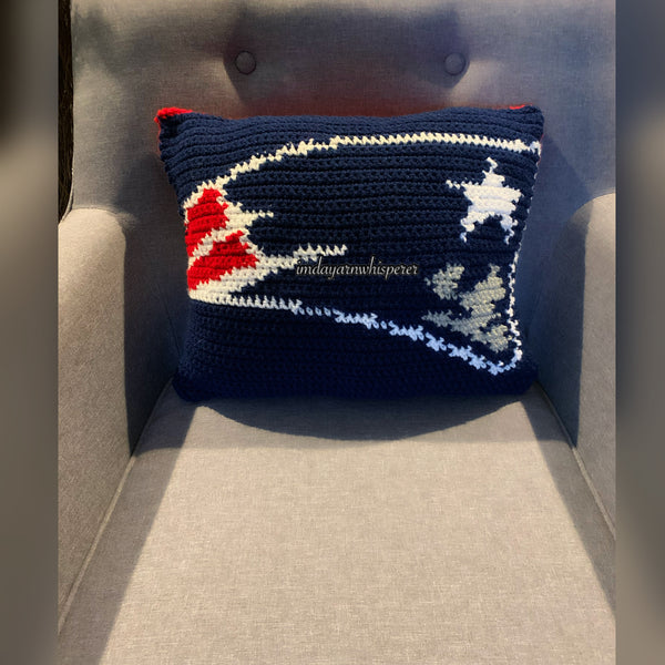 New England Patriots Throw Pillow