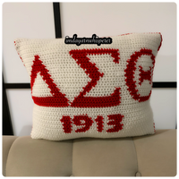 Delta-Inspired Throw Pillow