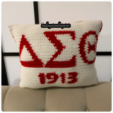 Delta-Inspired Throw Pillow