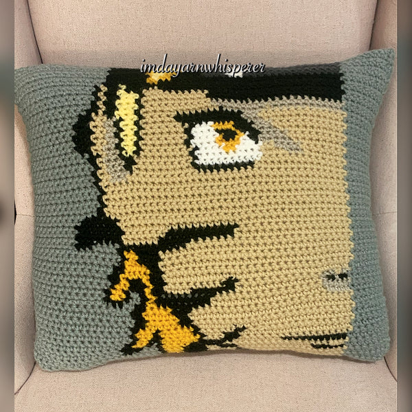 Naruto-Inspired Throw Pillow