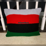 RBG Afro Throw Pillow (Made To Order)