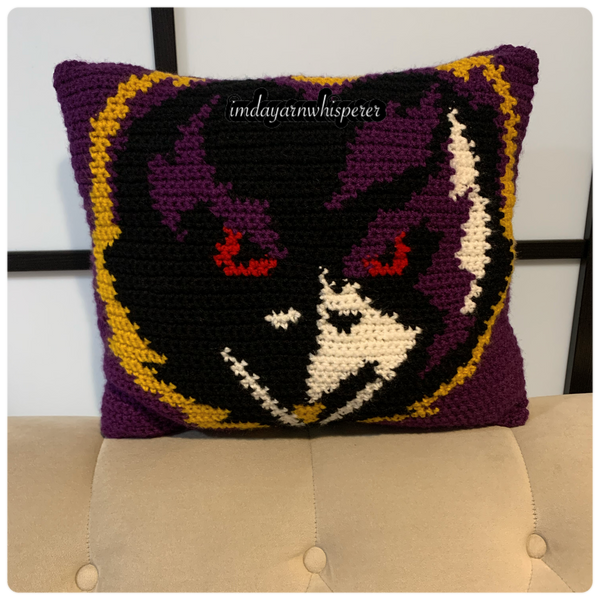 Baltimore Ravens Throw Pillow