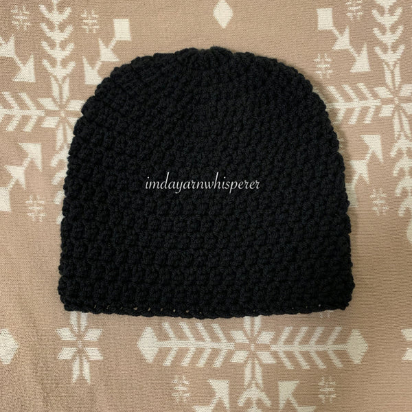 Black Adult Beanie (Unisex)