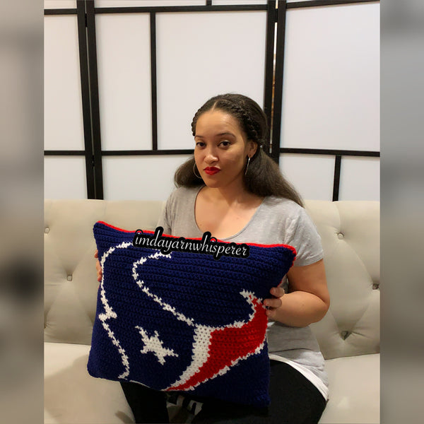 Houston Texans Throw Pillow