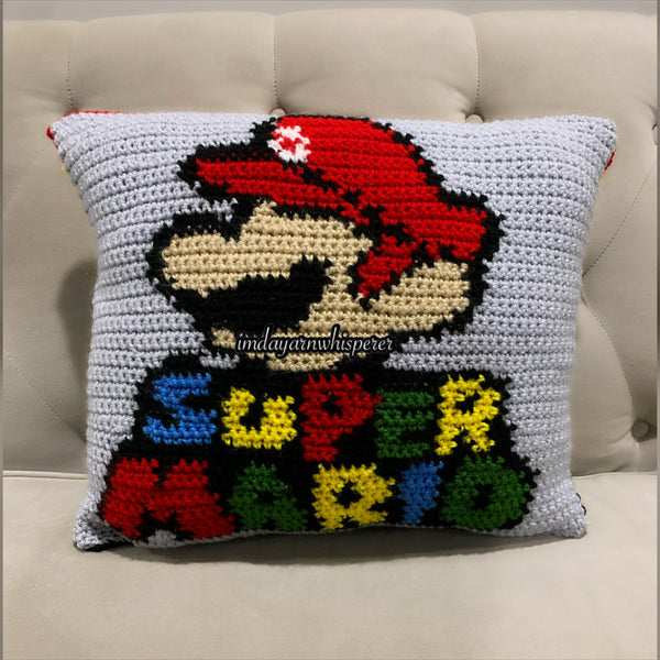 Super Mario Throw Pillow