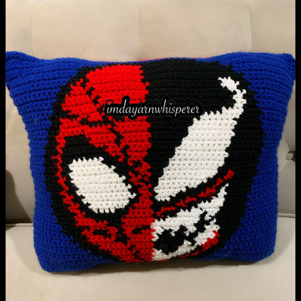Spider-Man/Venom Throw Pillow