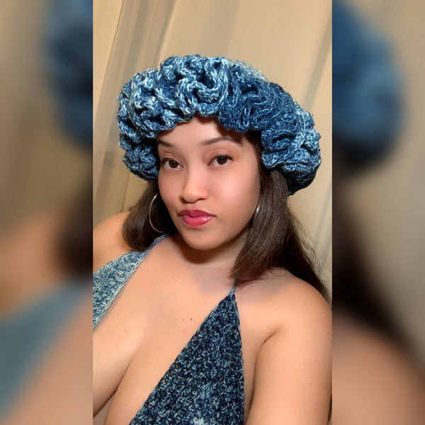 Harmony Ruffle Adult Beanie