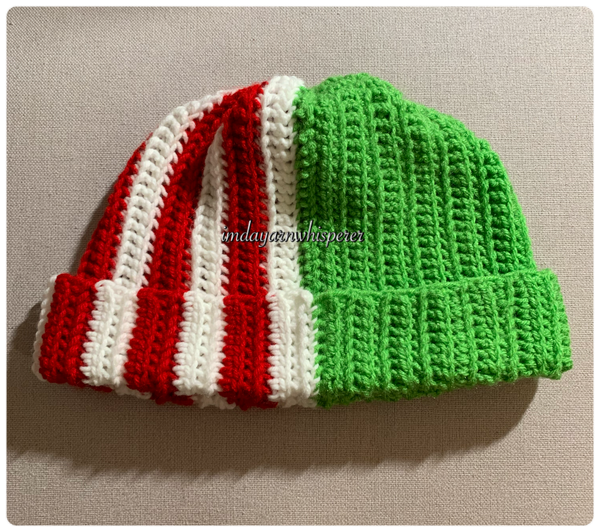 The Grinch-Inspired Striped Beanie (Unisex)