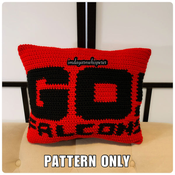 Go Falcons Pillow Pattern