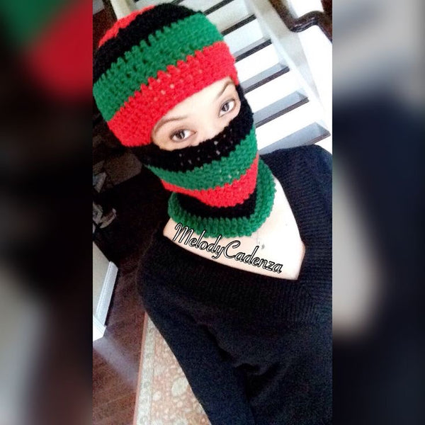 RBG Striped Ski Mask (Unisex)