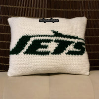 New York Jets Throw Pillow