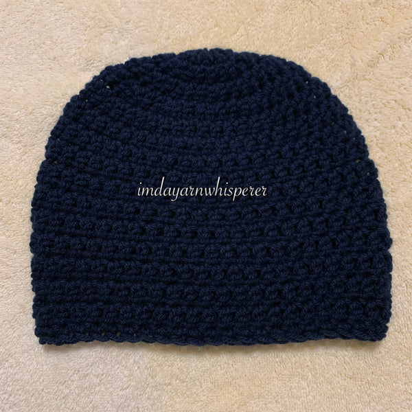 Varsity Navy Adult Beanie (Unisex)