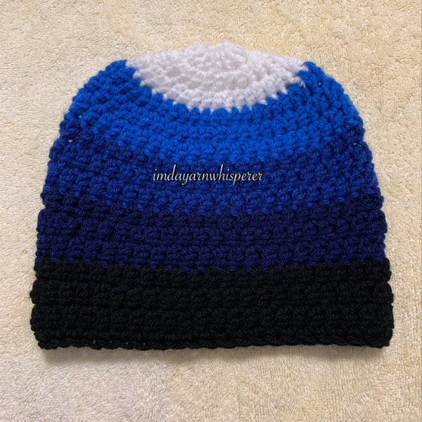 Shades of Blue Adult Beanie (Unisex)