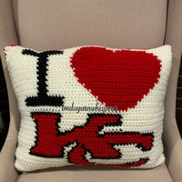 Kansas City Chiefs Throw Pillow