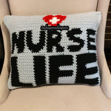 Nurse Life Throw Pillow