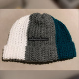 Eagles-Inspired Striped Beanie