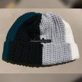 Eagles-Inspired Striped Beanie