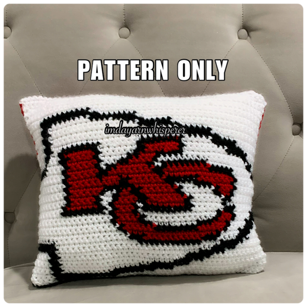 Kansas City Chiefs Pillow Pattern