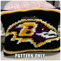 Baltimore Ravens Pillow Pattern