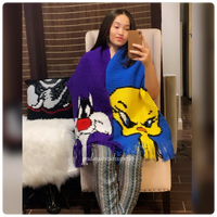 Sylvester & Tweety Bird Oversized Scarf