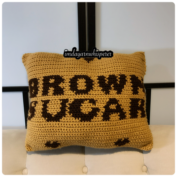 Brown Sugar Throw Pillow