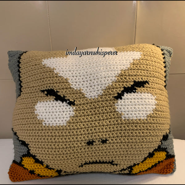 Aang Throw Pillow