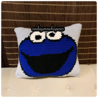 Cookie Monster Throw Pillow