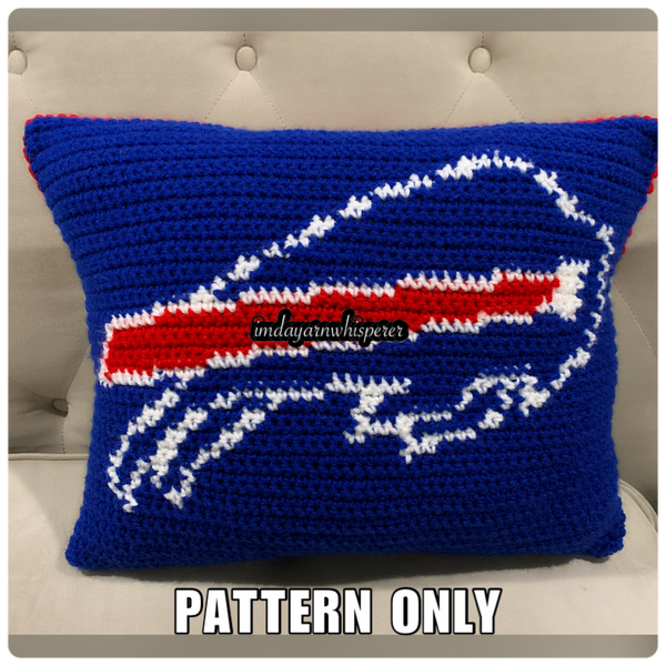 Buffalo Bills Pillow Pattern