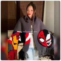 Marvel-Inspired Oversized Scarf