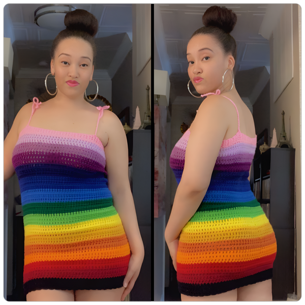 Rainbow Dress (Size M)