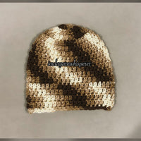 Shades of Brown Adult Beanie (Unisex)
