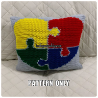 Autism Awareness Pillow Pattern