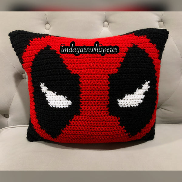 Deadpool-Inspired Throw Pillow