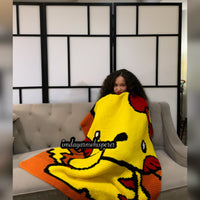 Hello Kitty/Pikachu Throw Blanket